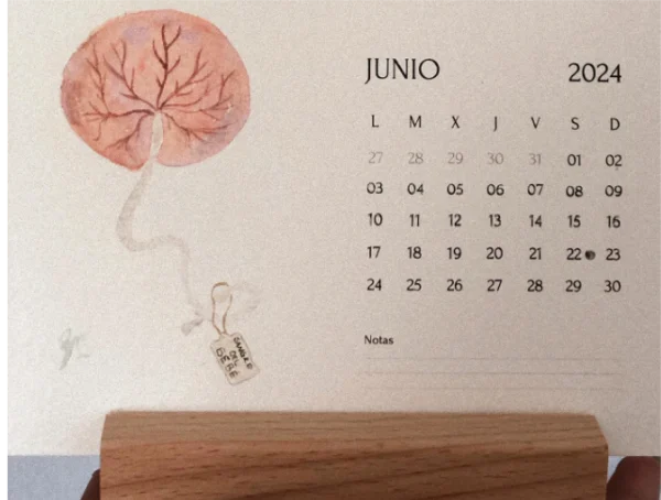Calendario junio - El cordón umbilical